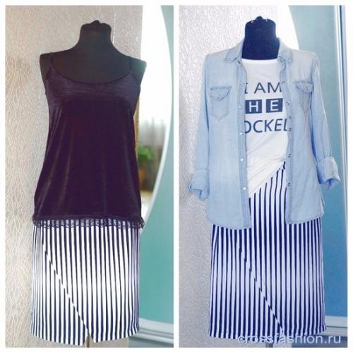 Теплая юбка с запахом. Юбка «карандаш» с запахом на 2019 год: варианты на фото 23