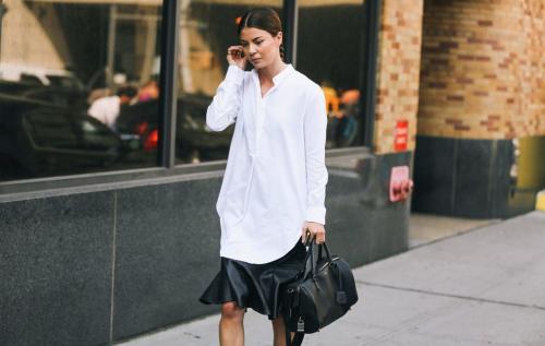 С чем носить платье рубашку. С чем носить короткое и длинное платье-рубашку?