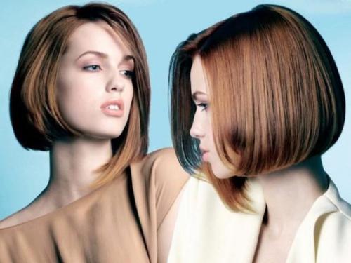 Асимметричное каре на короткие волосы. Косое каре с удлинением и длинное косое каре с фото 07 Асимметричное каре на короткие волосы. Косое каре с удлинением и длинное косое каре с фото 07