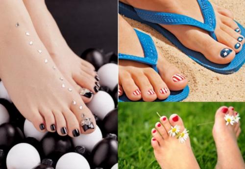 Пляжный маникюр и педикюр. Педикюр на море 02