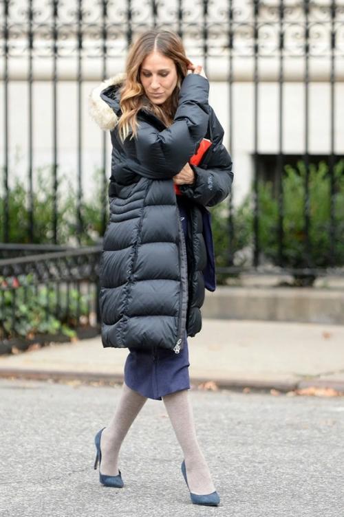 С чем носить платье чулок ниже колена. Верхняя одежда