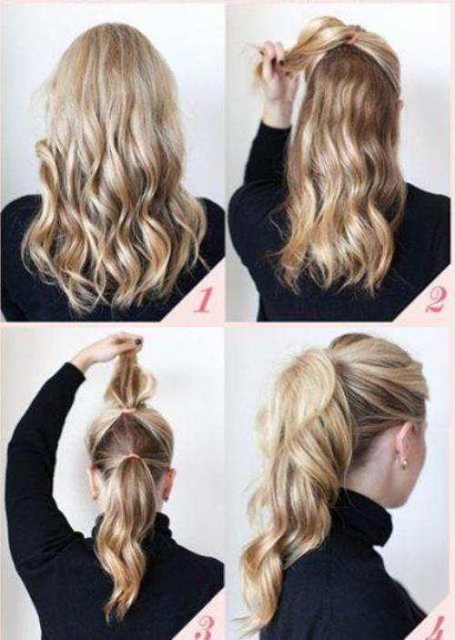 Прически брюнеткам на длинные волосы офисные. Офисный бант из волос