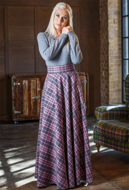 Серая юбка с запахом. Трендовые юбки с запахом 2020-2021: тенденции, особенности фасона 08