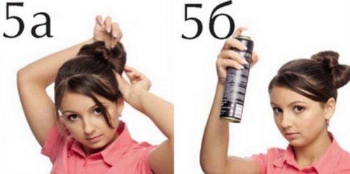 Прически брюнеткам на длинные волосы офисные. Офисный бант из волос