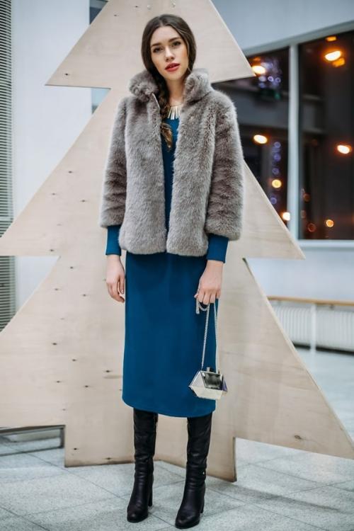 С чем носить платье чулок ниже колена. Верхняя одежда