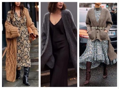 С чем носить платье чулок ниже колена. Верхняя одежда