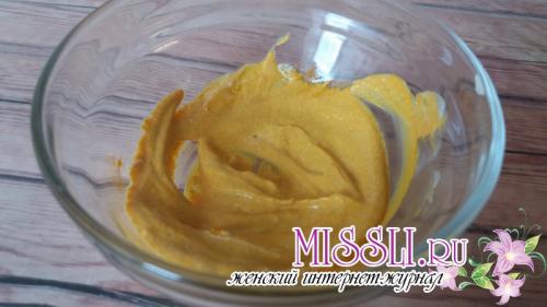 Маски отбеливающие. Сметанная маска с куркумой — обладает отбеливающим и полирующим эффектом