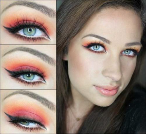 Макияж под темные волосы и голубые глаза. Макияж для голубых глаз — придаем огранку живому бриллианту + фото