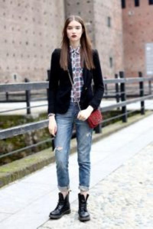 С чем носить женские берцы зимой. С чем носить женские берцы