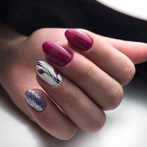 Черно розовый френч. Розовый френч — 85 фото лучшей альтернативы классике 16