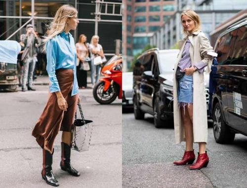 С чем носить женские казаки. Смотрятся потрясающе: казаки — самая модная обувь этой осени, как носить