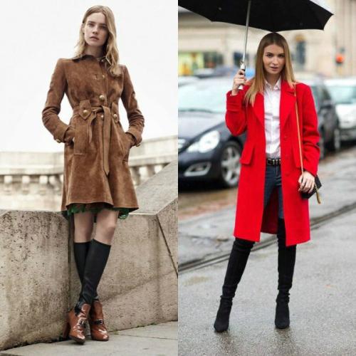Как подобрать под пальто сапоги. Актуальные варианты