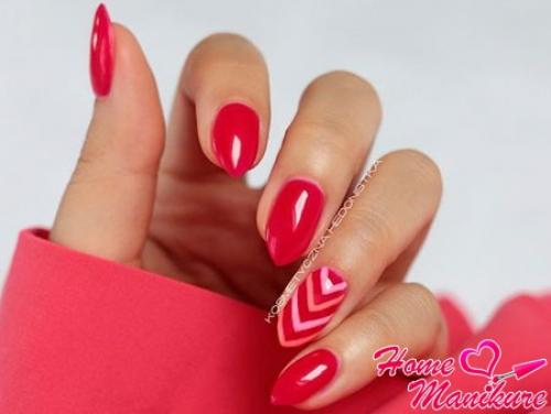 Темно малиновый маникюр. Летнее настроение с малиновым маникюром