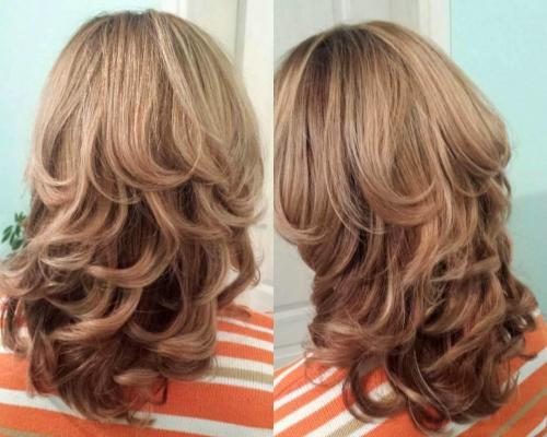 Стрижки на средние волосы каскад. Каскад на средние волосы — 93 фото модного стайлинга и окрашивания