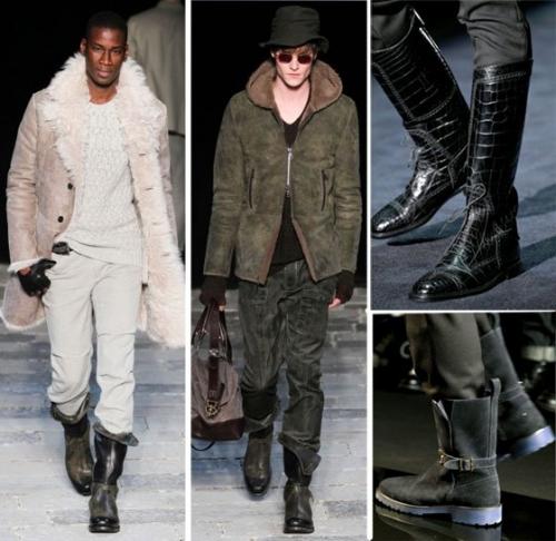 Пальто и сапоги сочетание мужские. Как и с чем носить мужские сапоги