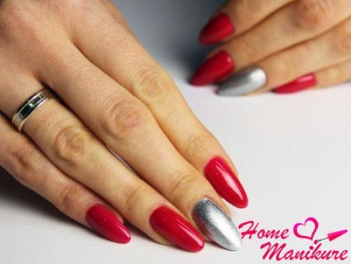 Темно малиновый маникюр. Летнее настроение с малиновым маникюром