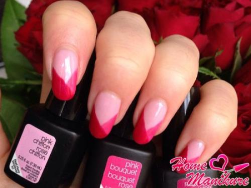 Темно малиновый маникюр. Летнее настроение с малиновым маникюром