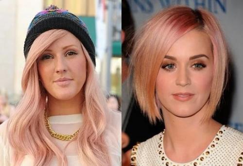 Розовое золото цвет волос. Цвет волос розовое золото – драгоценный оттенок