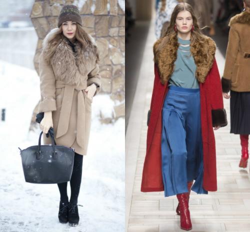 Пальто и сапоги сочетание 2019. Тренды зимней моды 2019-2020 года
