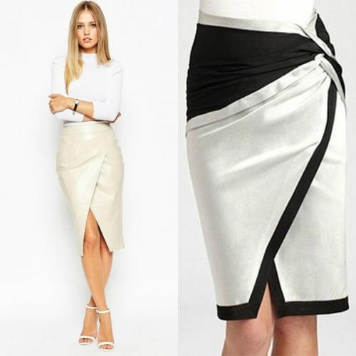 Юбка теплая с запахом. Юбка «карандаш» с запахом на 2019 год: варианты на фото