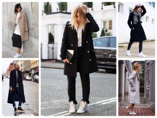 Как носить пальто с ботинками. С какой обувью носить женское пальто 19