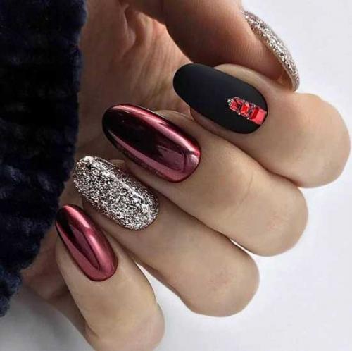 Нежный маникюр с втиркой 2019. Новинки маникюра с втиркой 2019-2020: топовые идеи на фото