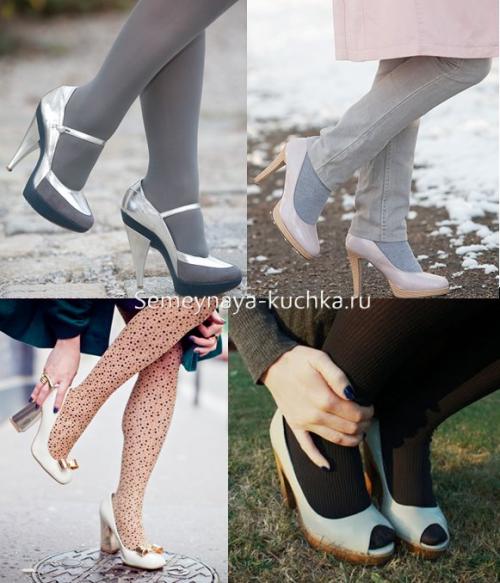 Как носить пальто с ботинками на низком каблуке. КАК носить ТУФЛИ – с пальто.