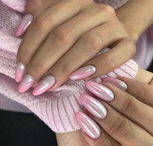 Нежный маникюр с втиркой 2019. Новинки маникюра с втиркой 2019-2020: топовые идеи на фото