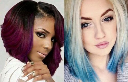 Омбре яркие цвета. Основные виды окрашивания омбре 04