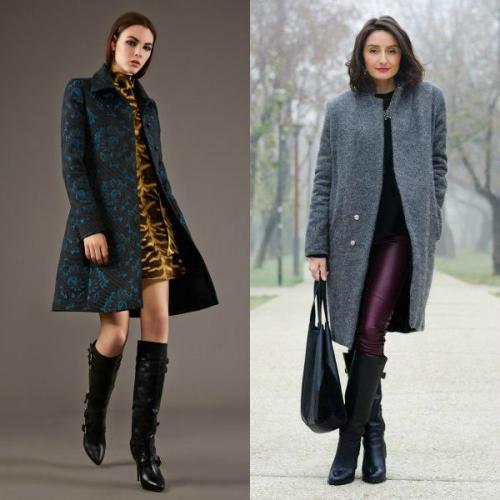 С какой обувью носить пальто до колена. Пальто до колена, выше колена и ниже колена – подбираем обувь для каждого случая