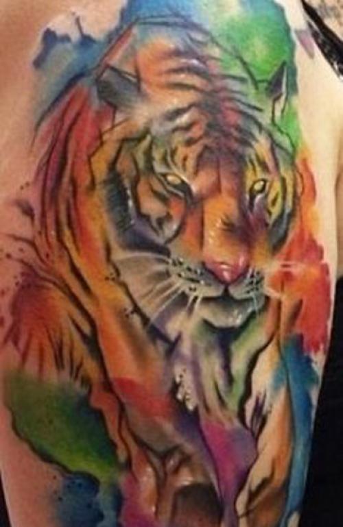 Значение татуировки тигр. Татуировка тигр