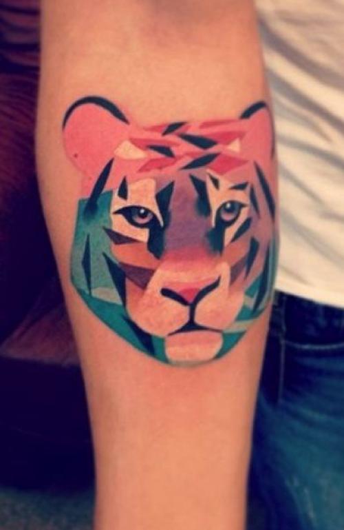 Значение татуировки тигр. Татуировка тигр