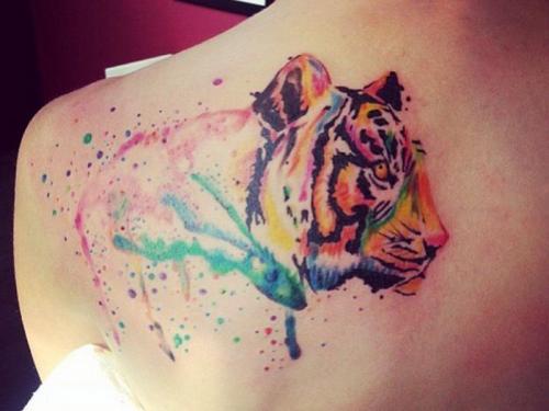 Значение татуировки тигр. Татуировка тигр