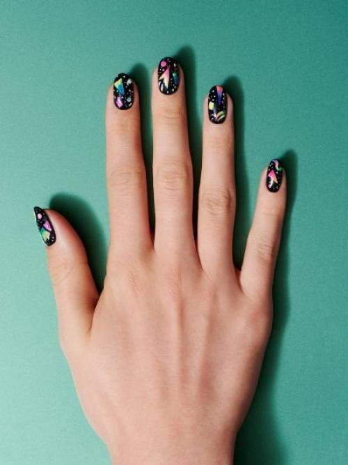 Космический маникюр. Ты просто космос: как изобразить на ногтях ночное небо?