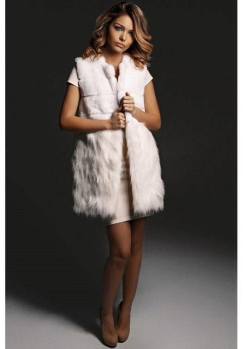 Шуба без рукавов с чем носить. Шуба без рукавов: модные модели, стильные образы 17