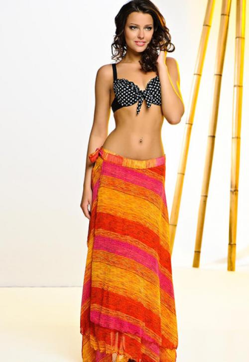 Юбка с запахом быстро и легко для начинающих подробно. Пляжная на завязках