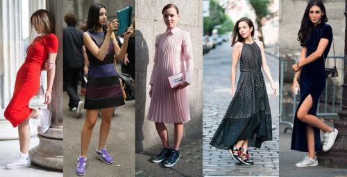 Пальто с кроссовками 2020. Какие разновидности кроссовок и кед попали в тренды весны-2020?