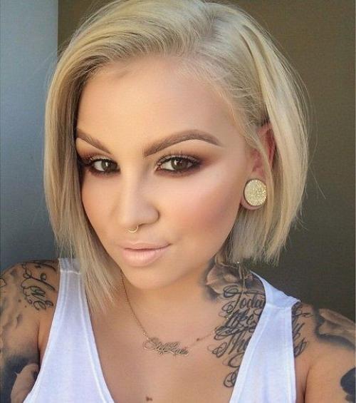 Удлиненное каре с челкой и мелированием. Какому типу лица подойдет удлиненное каре 02