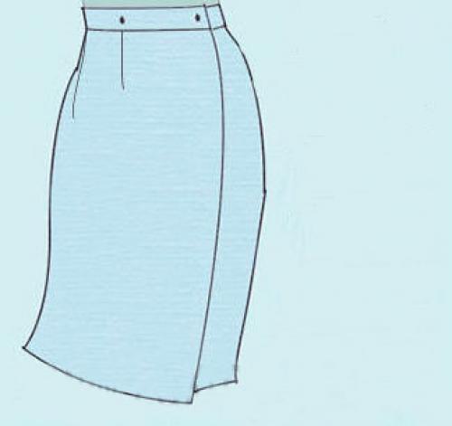 Юбка с запахом спереди сшить. Юбка с запахом без боковых швов: кроим и шьем быстро и легко