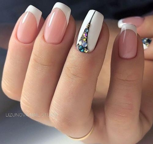 Французский маникюр маленький. Виды французского маникюра 11 Французский маникюр маленький. Виды французского маникюра 11