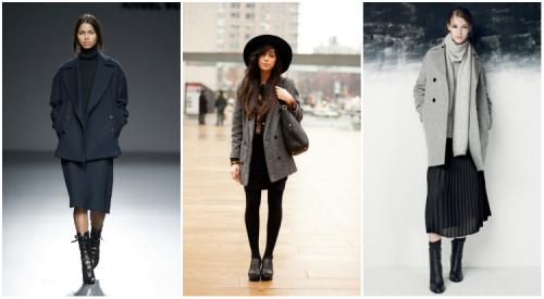 Как носить широкое пальто. 5 видов женских пальто: идеи стиля 04
