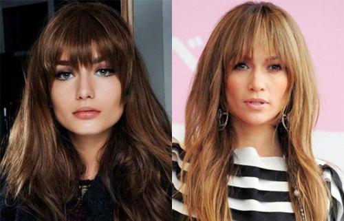 Ровная челка на средние волосы. Какую челку выбрать 14