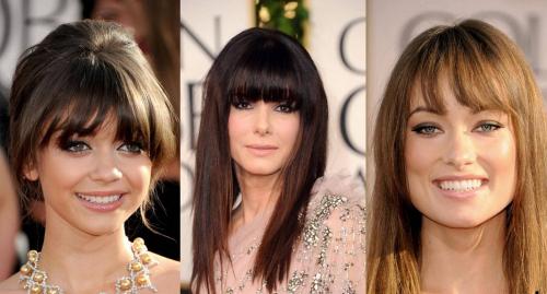 Ровная челка на средние волосы. Какую челку выбрать 30