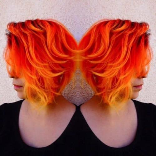 Омбре на каскад короткий. 12 способов окрашивания коротких волос техникой омбре