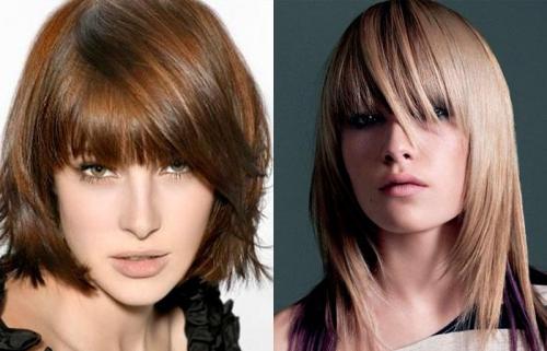 Ровная челка на средние волосы. Какую челку выбрать 18