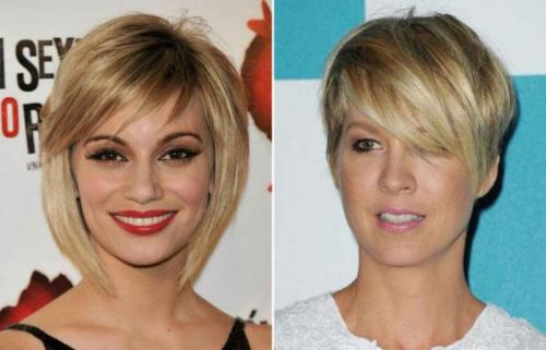 Ровная челка на средние волосы. Какую челку выбрать 15