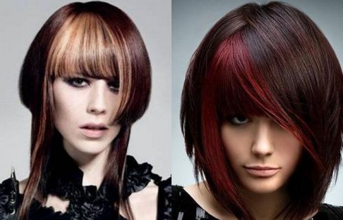 Ровная челка на средние волосы. Какую челку выбрать 16