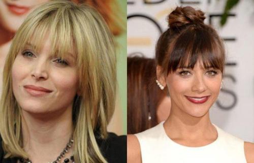 Ровная челка на средние волосы. Какую челку выбрать 13