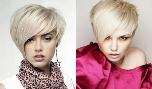 Челки косые. Косая челка