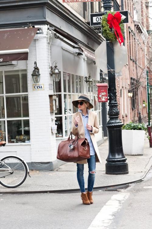 Как носить рваные джинсы осенью. [:RU]Как носить рваные джинсы осенью и зимой.[:]